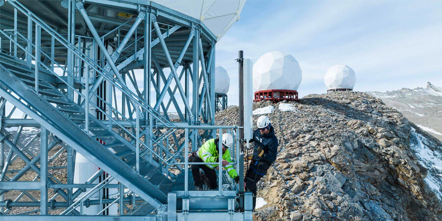 Antarctica base station