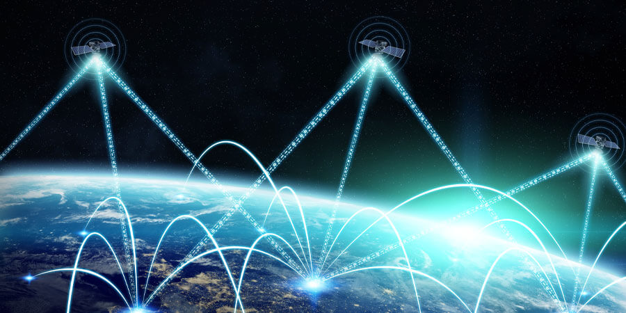 Satellite submarine connectivity